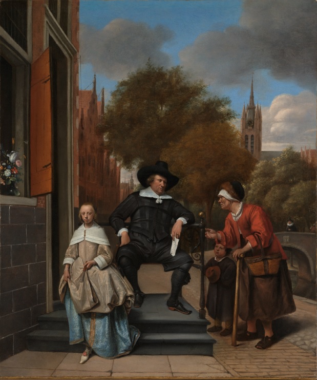 Adolf en Catharina Croeser, bekend als De Burgemeester van Delft en zijn dochter, 1655