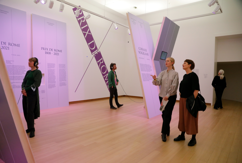 Entrance hall Prix de Rome Stedelijk Museum Amsterdam. Photo: Bas Czerwinski.