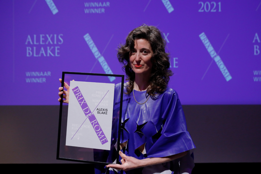 Winnaar Prix de Rome Beeldende Kunst 2021: Alexis Blake. Foto: Bas Czerwinski