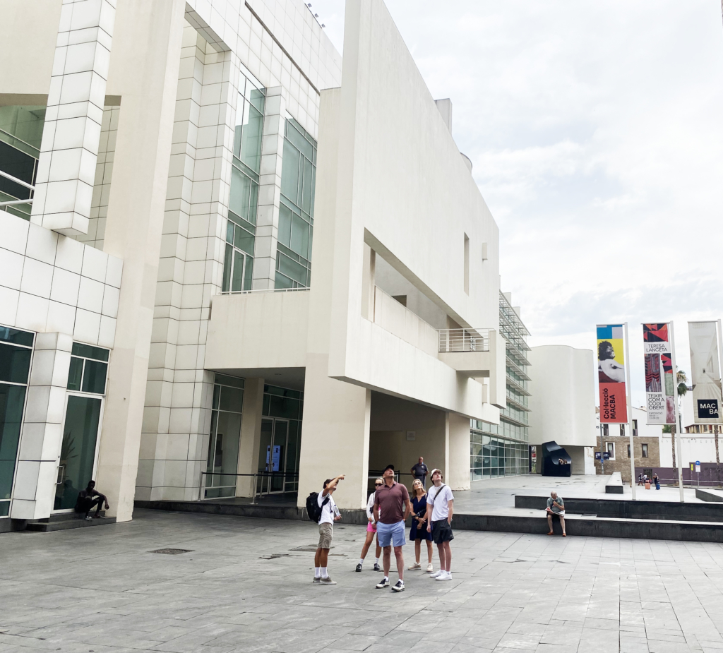 Macba, museum in  Barcelona, Spanje