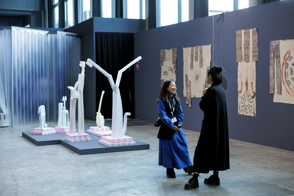 Werk van Baoyang Zhao en Kwinnie Lê op Prospects 2026. Foto: Aad Hoogendoorn