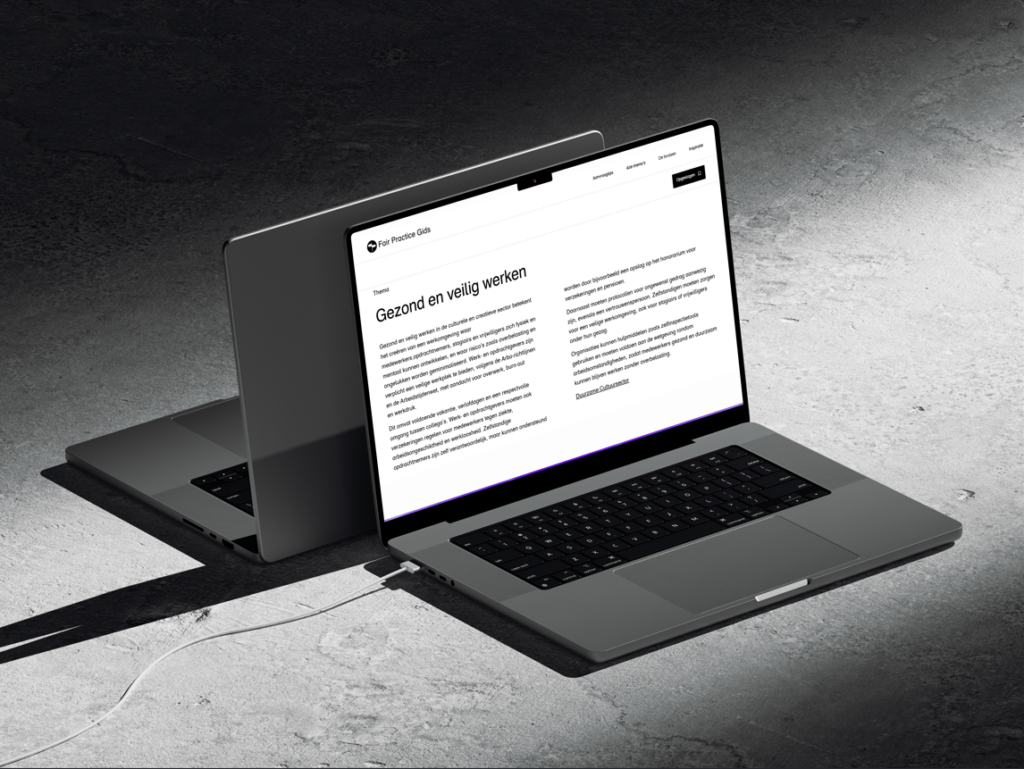 Fair Practice Gids. Beeld: Ink Social Design